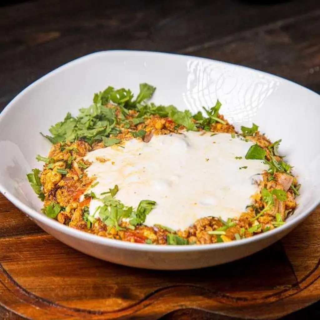 Shakshuka with Cream Cheese